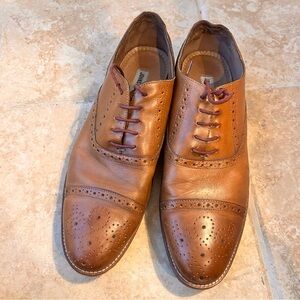 Johnston & Murphy wing tip dress shoes